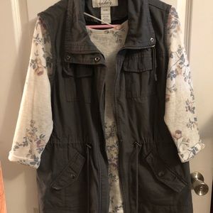 FINAL PRICE !  Women’s top with Vest